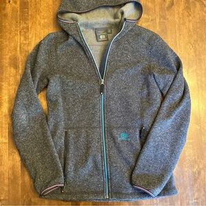 State of Elevenate Womens Medium Hooded Jacket Wool Blend Outdoor‎ Sweeden